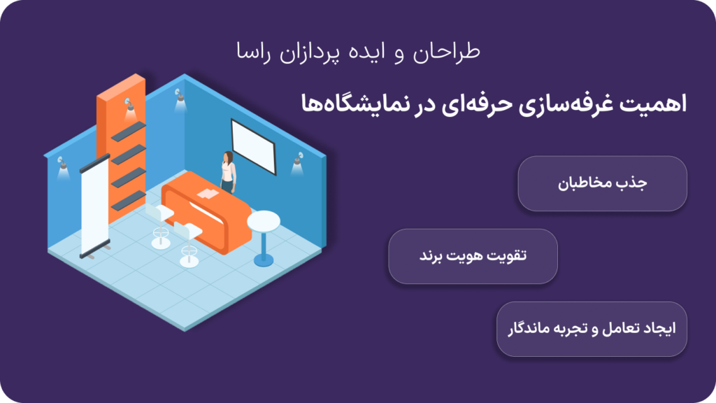 بهترین شرکت طراحی و ساخت غرفه در تهران